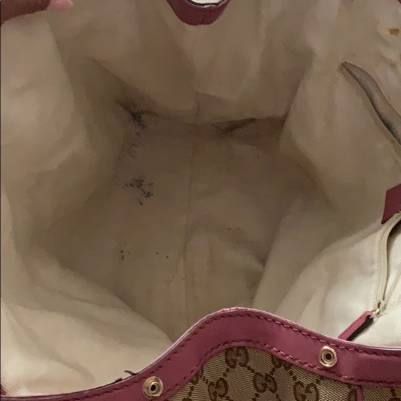 Authentic Gucci Print hobo bag - Picture 7 of 10